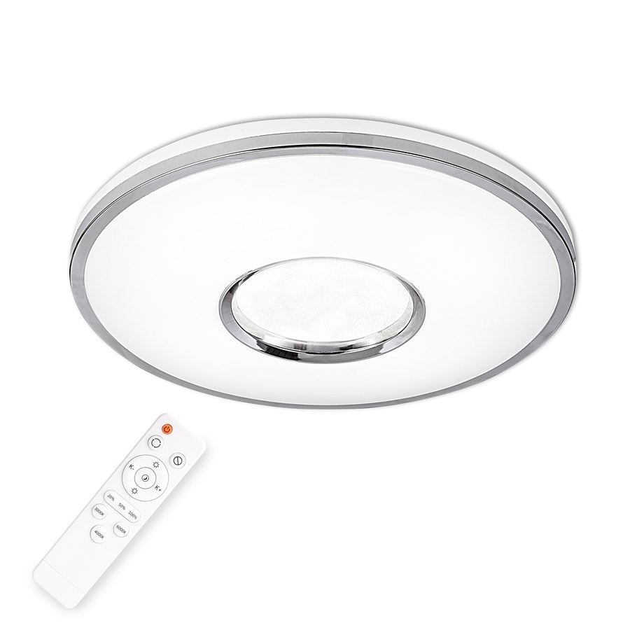 Plafon LED z pilotem biały LEON 40 cm - 1