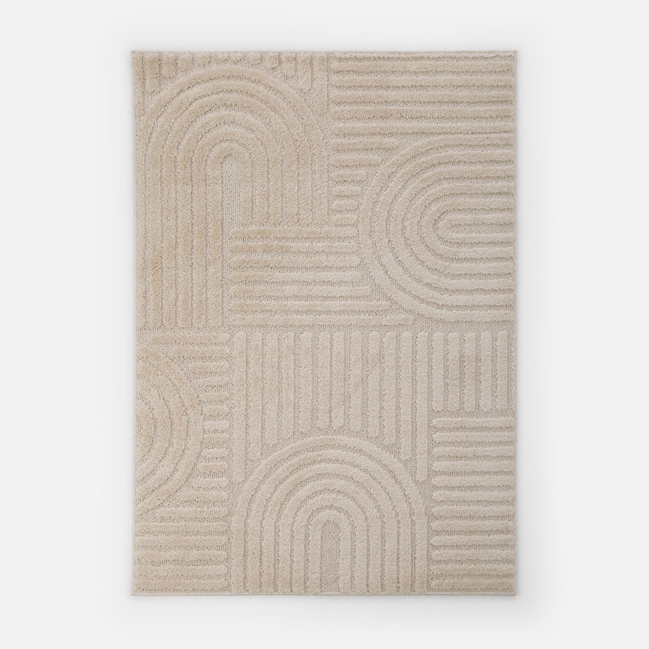 Dywan kremowy LA CASA 3D 200x290 cm - 1