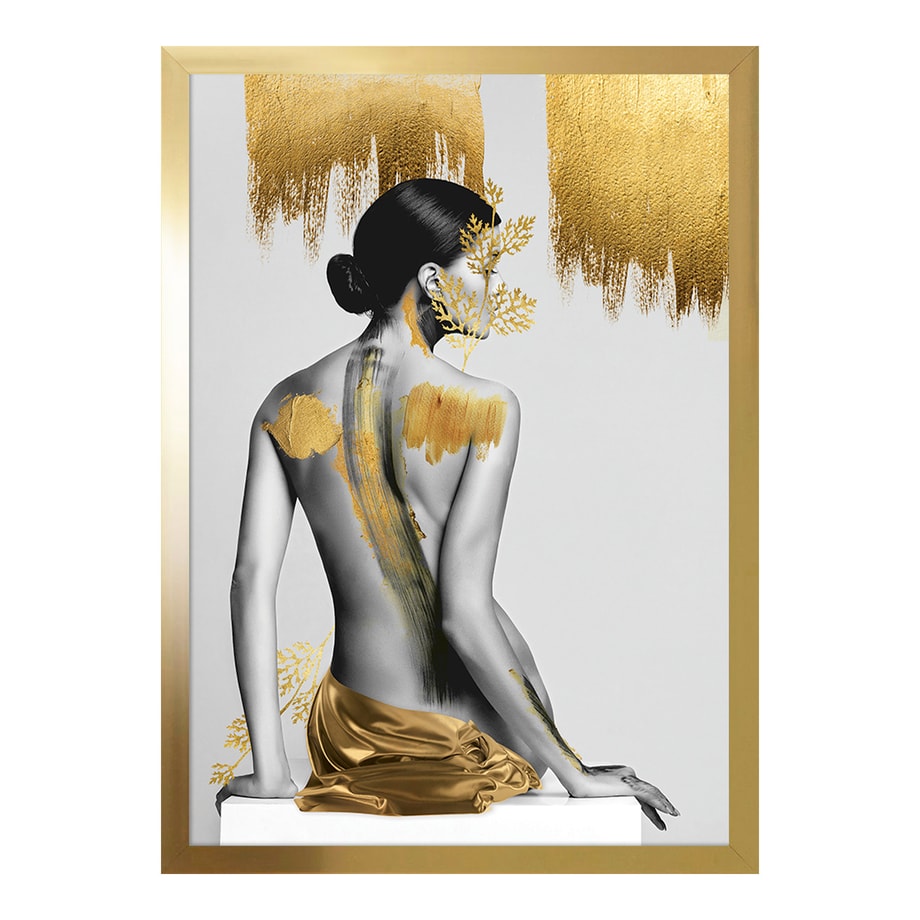 Obraz w złotej ramie WOMEN IN GOLD II 20x30 cm - 1