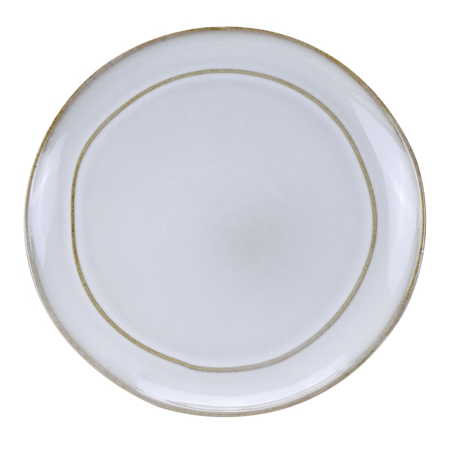 Talerz deserowy ceramiczny beżowy MOLLIS 20 cm - 1
