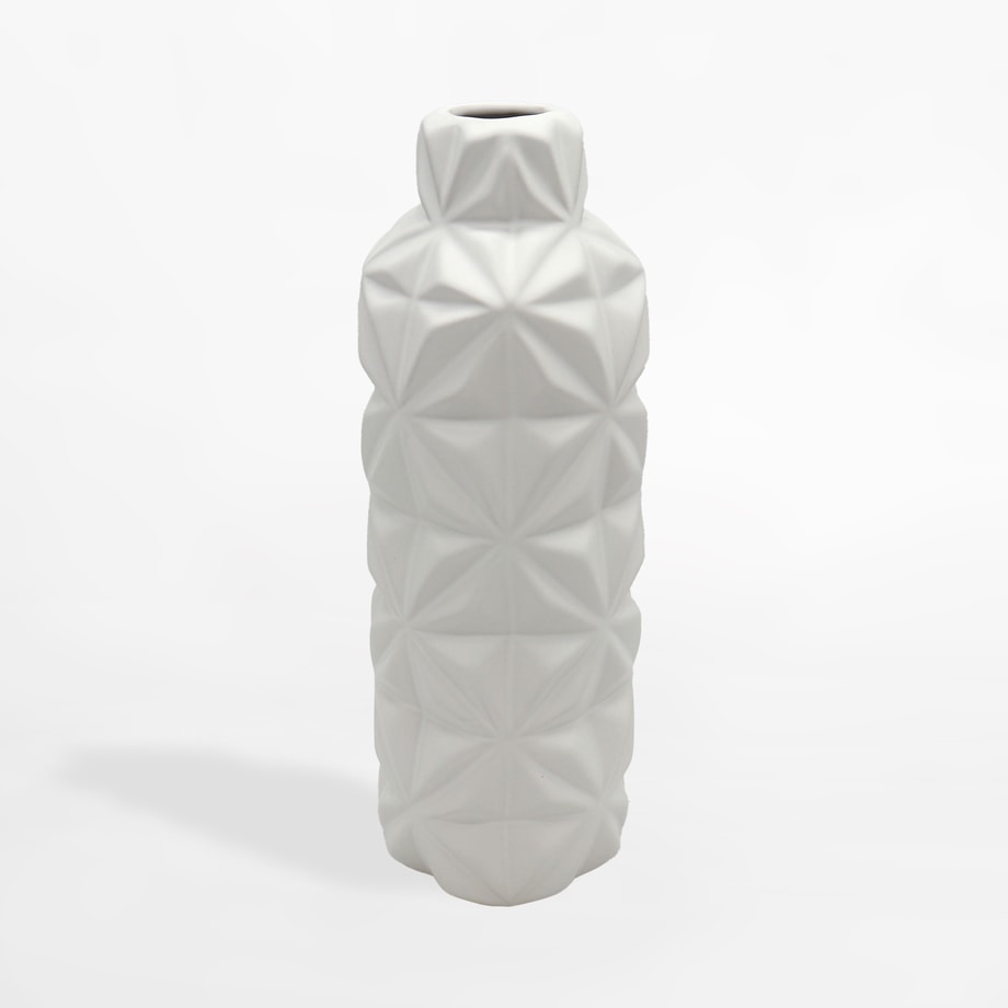 Wazon nowoczesny biały 35 cm - 1