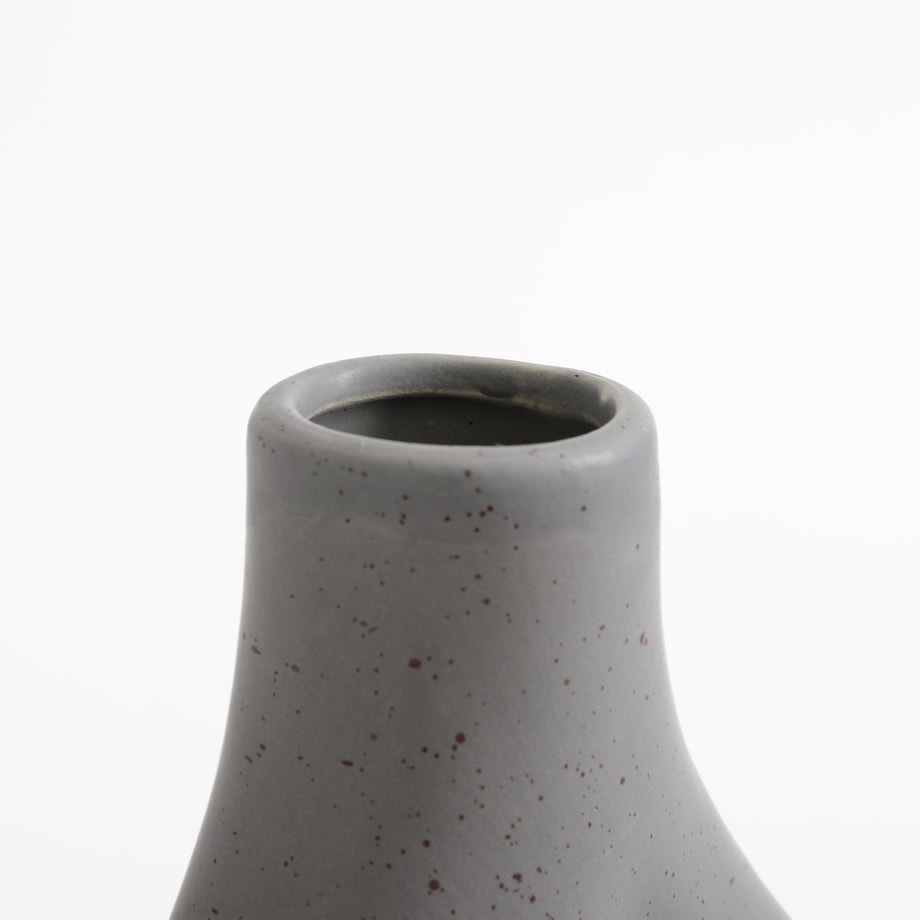 Wazon geometryczny szary 20 cm - 4