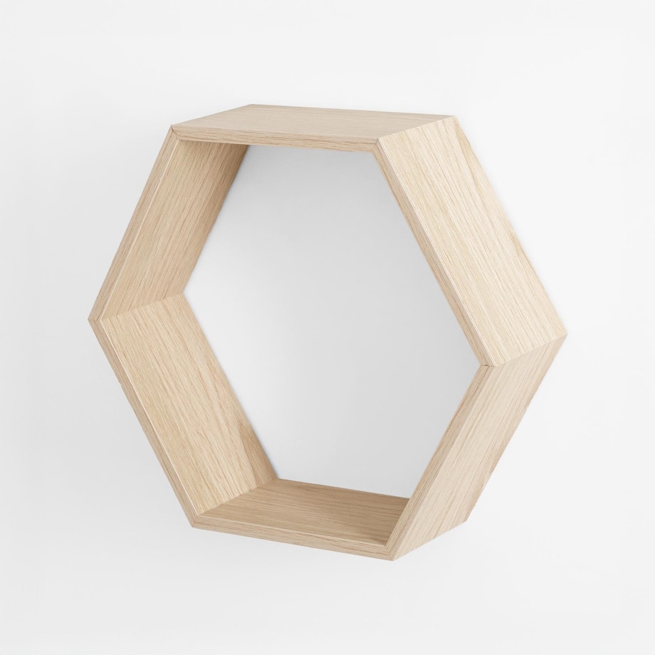 Komplet 3 szt. półek ściennych geometrycznych - 6