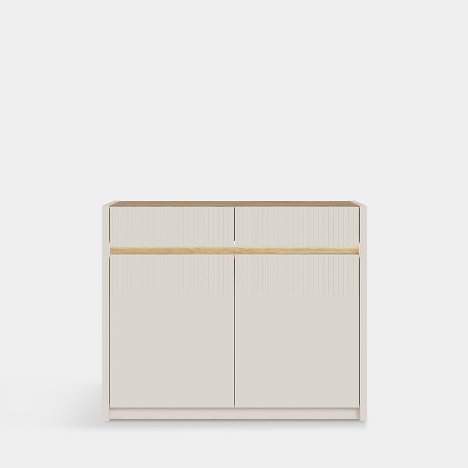 Komoda z oświetleniem OAK SQUERE 105,3 cm - 1