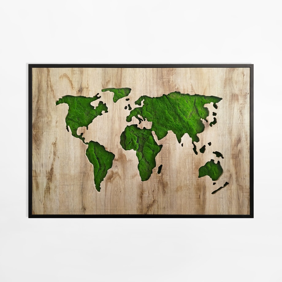 Obraz GREEN MAP 70x100 cm - 1
