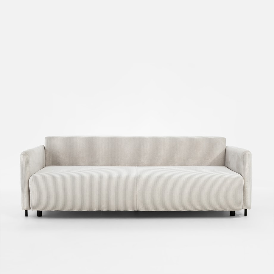 Sofa sztruksowa jasnobeżowa SORRENTO NEW - 3