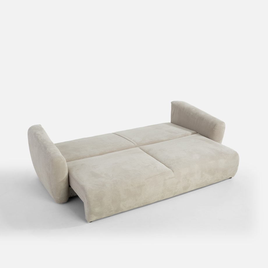 Sofa rozkładana beżowa DALLAS - 4