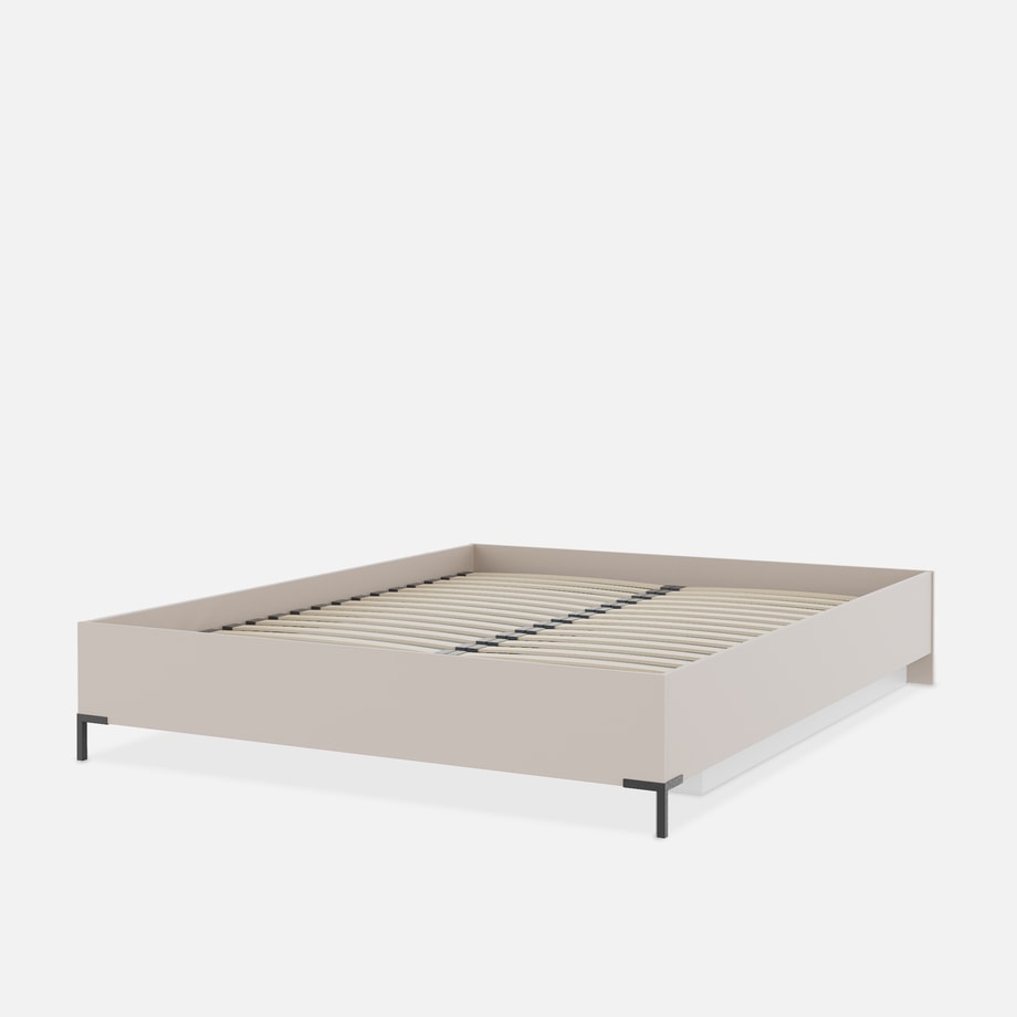 Łóżko bez wezgłowia ze stależem i pojemnikiem CREMONA 160x200 cm - 3