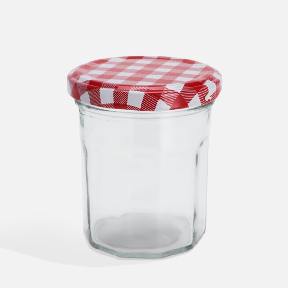 Słoik szklany z metalową pokrywką 190 ml - 1