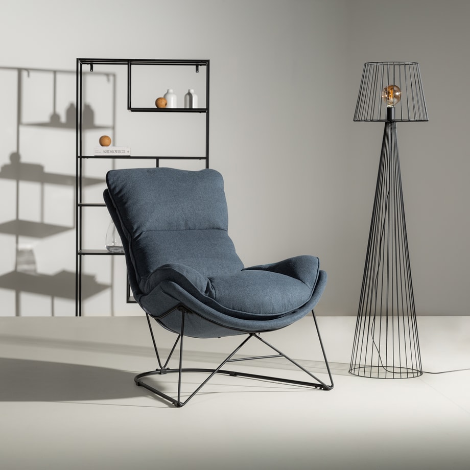 Lampa podłogowa czarna SOUL BLACK - 5