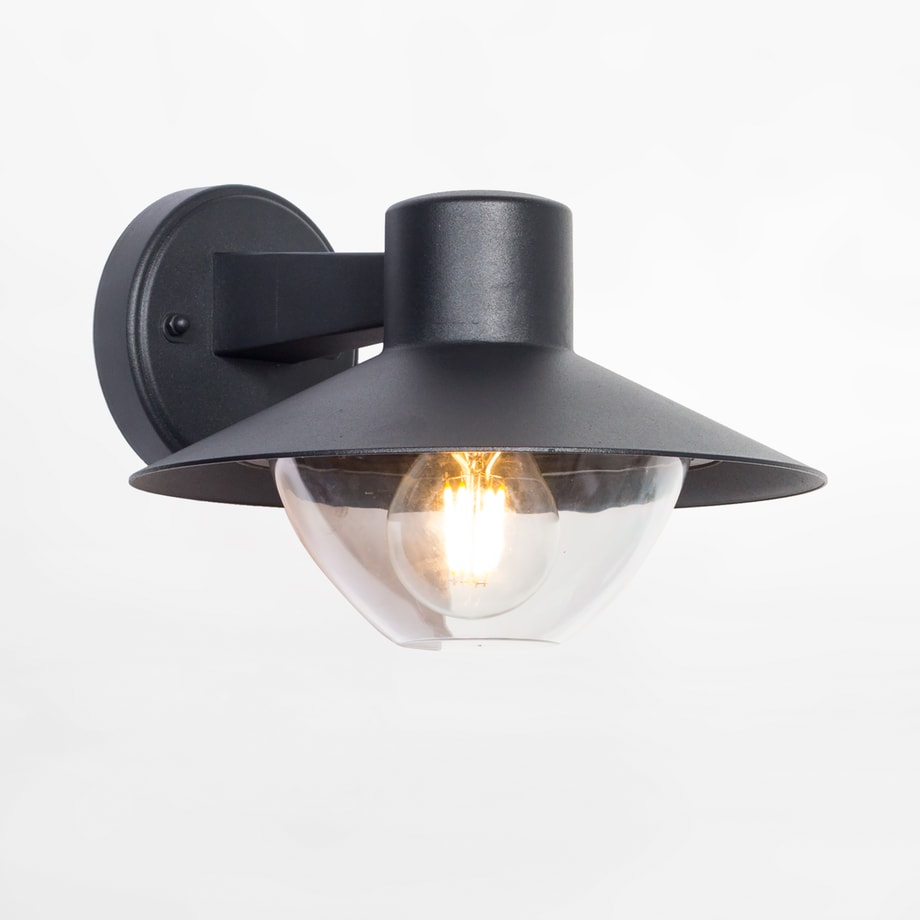 Kinkiet outdoorowy IP44 czarny ECLIPSE - 1