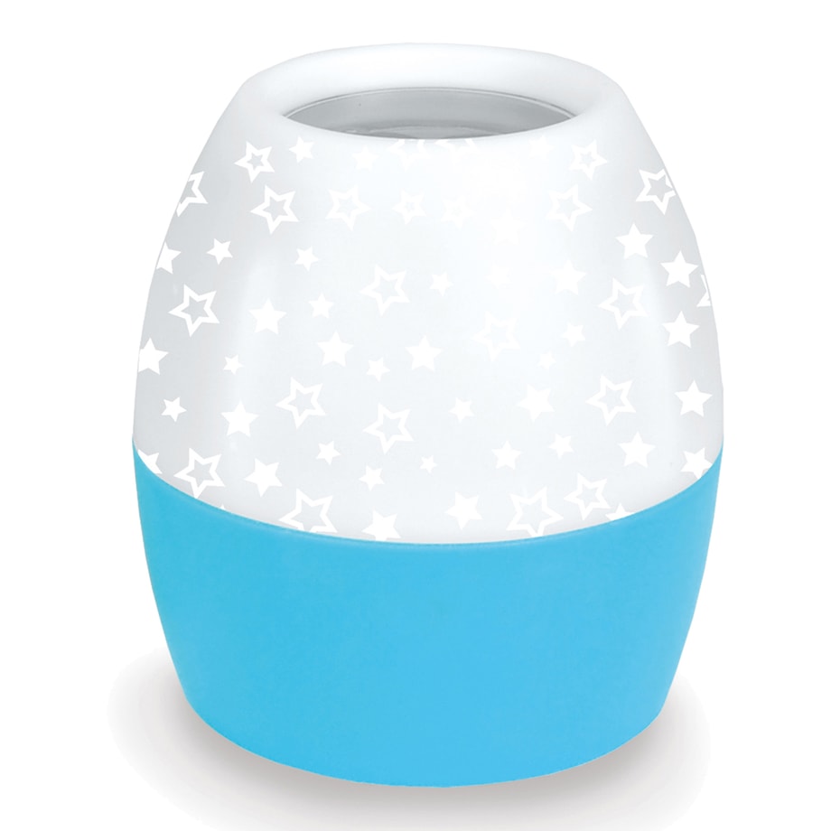 Lampka nocna z projektorem biało-niebieska - 1