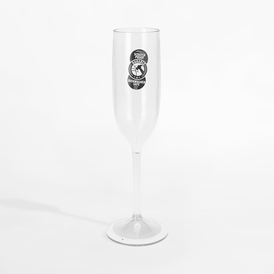 Kieliszek do szampana akrylowy 165 ml - 1