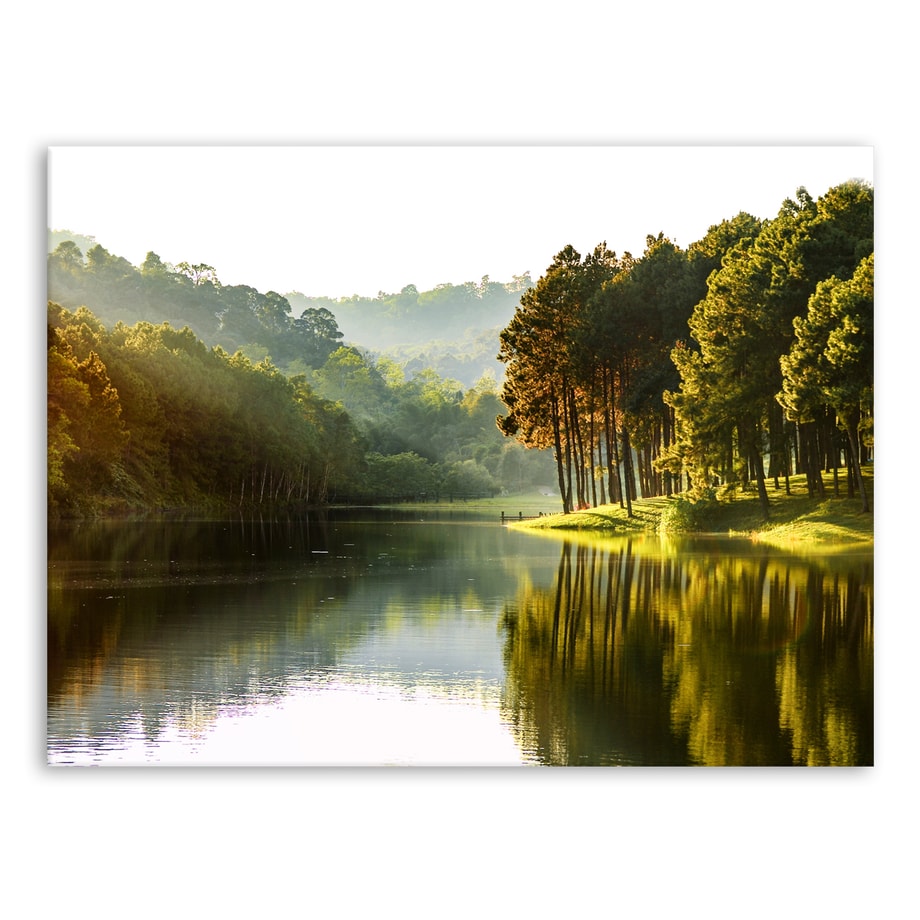 Obraz na płótnie CALM LAKE 60x80 cm - 1