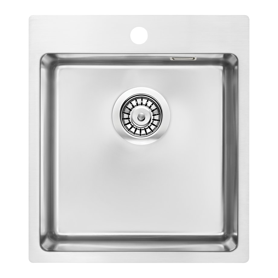Zlewozmywak stalowy bez ociekacza OLFATO 45 cm - 1