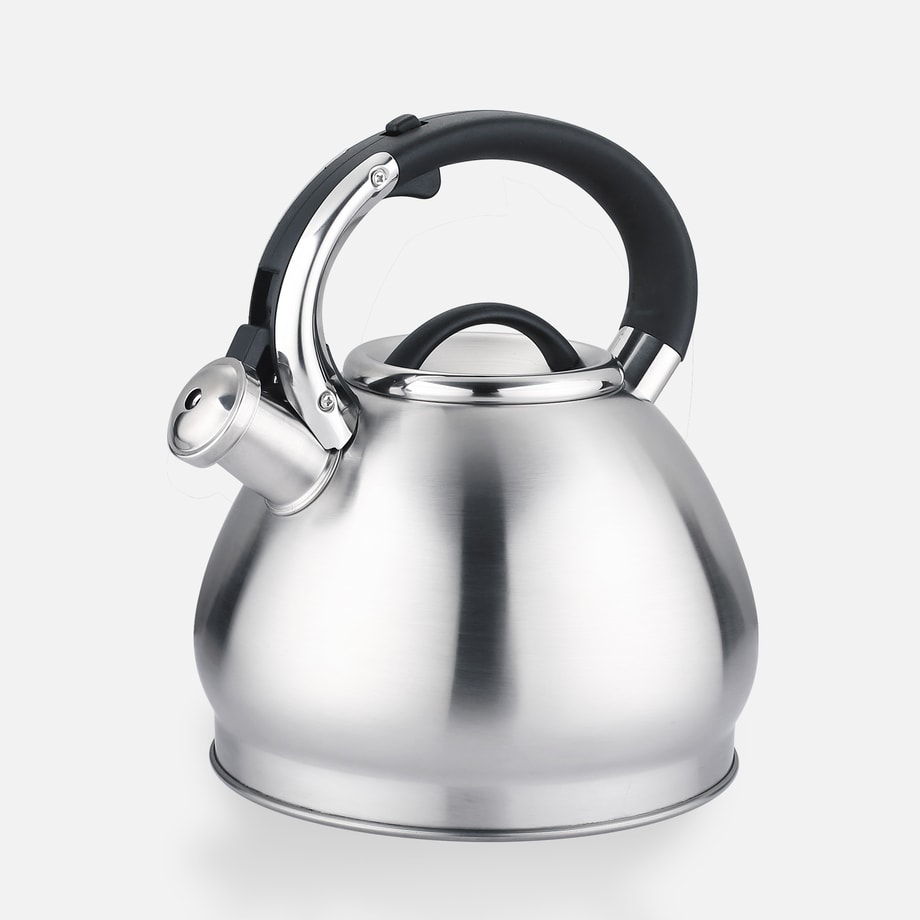 Czajnik z gwizdkiem, srebrny, 3000 ml - 1