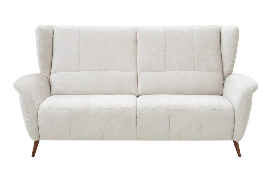 Sofa uszak na wysokich nogach kremowa BEO - 1
