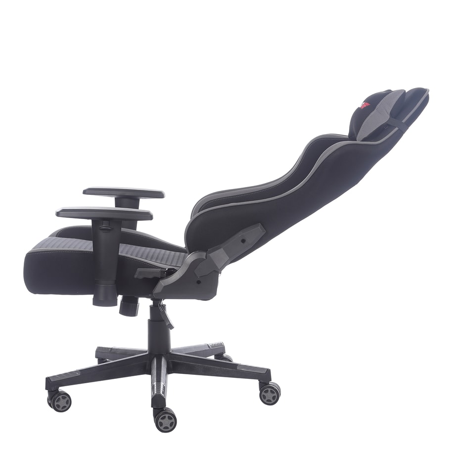 Fotel gamingowy, ergonomiczny z siatką mesh, czarno-szary COLOSSUS - 5