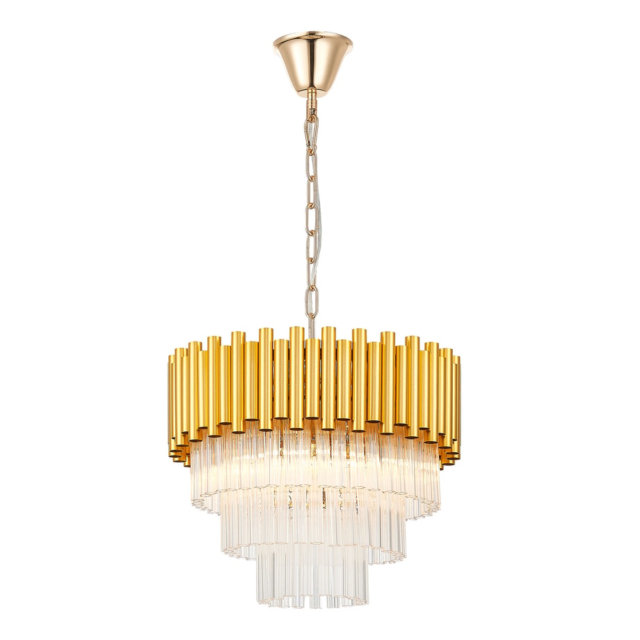 Lampa wisząca glamour złota PRIMA - 1