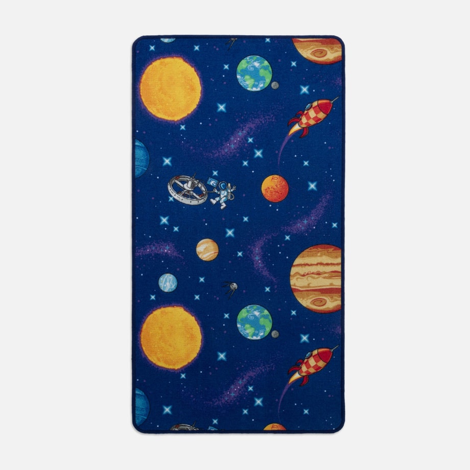 Dywan kosmos granatowy GALAXY 80x150 cm - 1