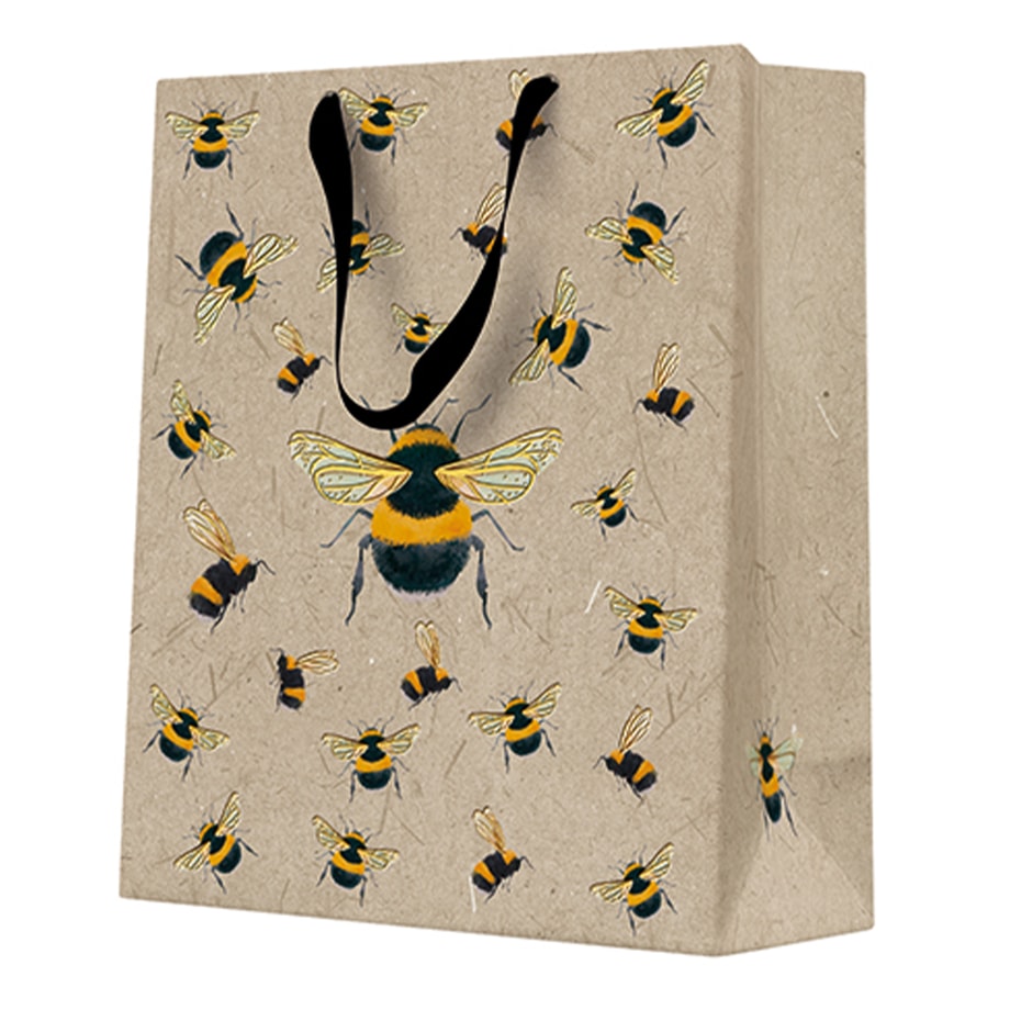 Torba prezentowa DANCING BEES 20x25 cm - 1