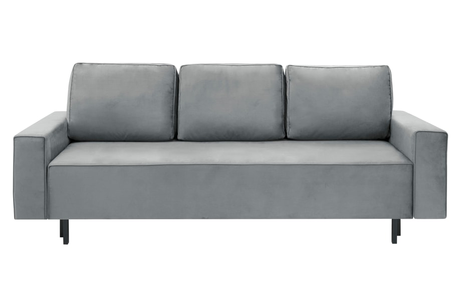 Sofa rozkładana szara KAMALA - 1