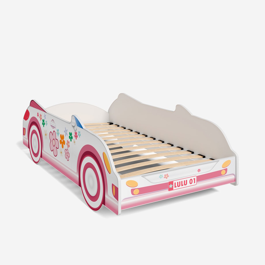 Łóżko auto różowe LULU 80x160 - 1
