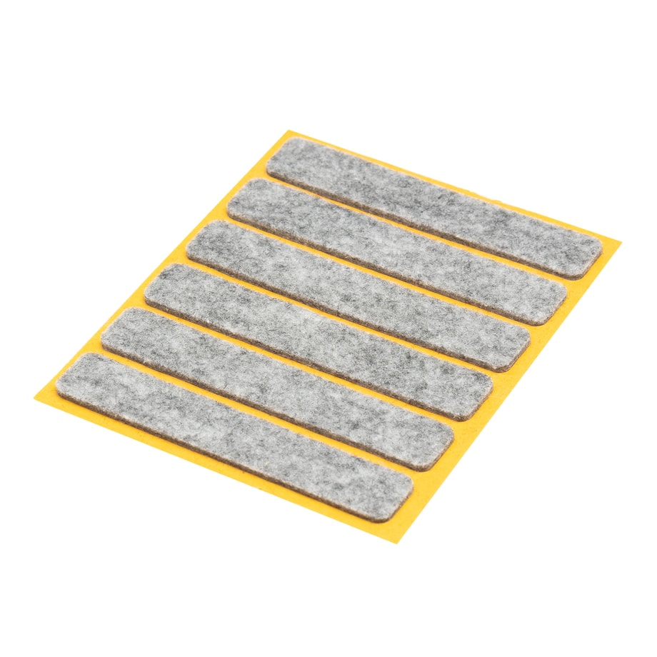 Podkładki pod meble szare PROSTOKĄT 9x1,5 cm - 1
