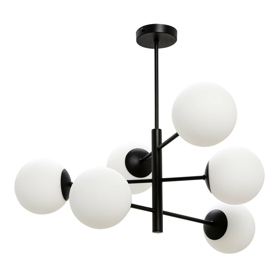 Lampa wisząca kule 6-punktowa czarna AURORA - 1