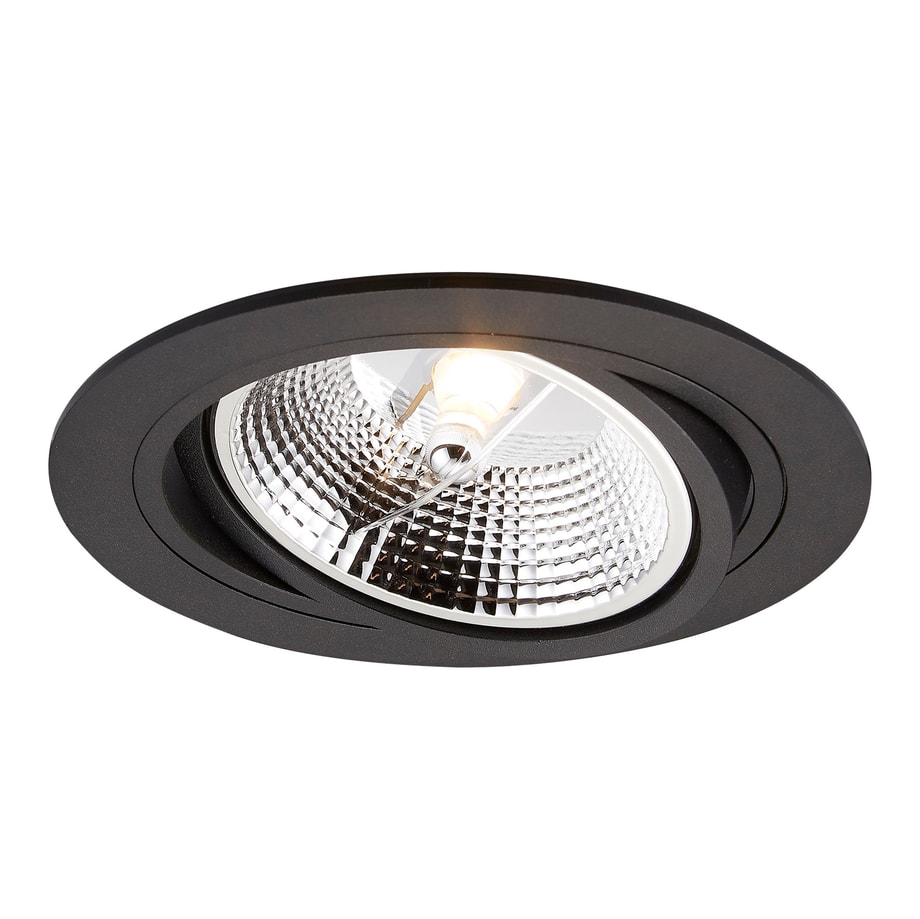 Oprawa halogenowa wpuszczana oczko czarna CHUCK 16 cm - 1