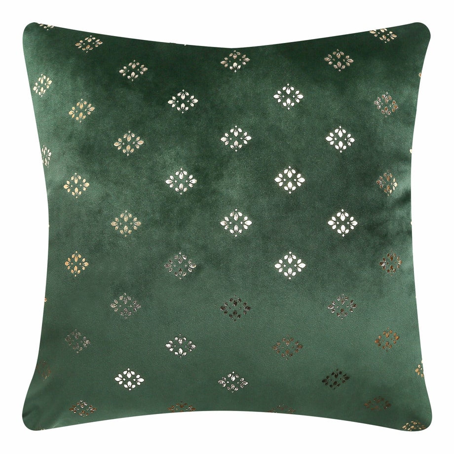 Poszewka w stylu glamour zielona SUSA 45x45 cm - 1