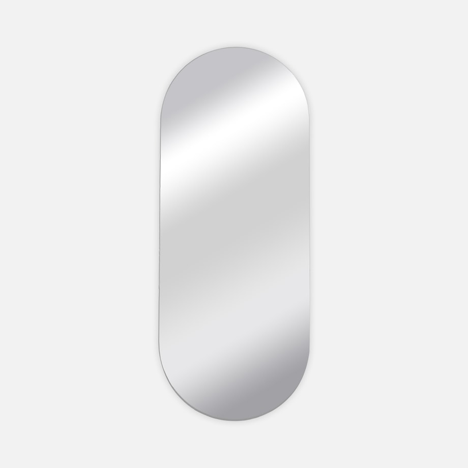Lustro z oświetleniem LED owalne MILA 100x40 cm - 1