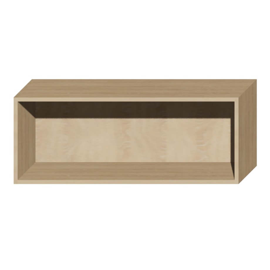 Korpus wiszący klapowy QUBIK 100x38,5 dębowy - 1