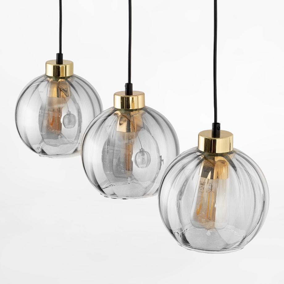 Lampa wisząca transparentna listwa DEVI 3 - 2