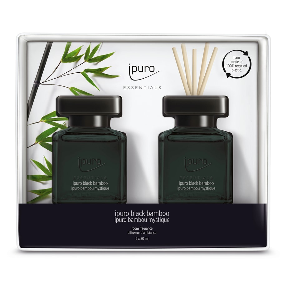 Zestaw 2 dyfuzorów zapachowych IPURO ESSENTIALS BLACK BAMBOO 2x50 ml - 1