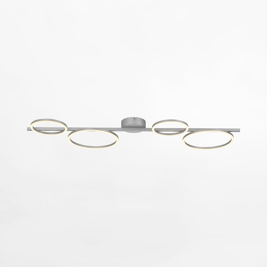 Lampa sufitowa LED srebrna MINI RITUS - 1