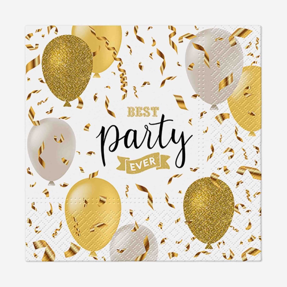 Serwetki papierowe ELEGANT BALLOONS, 20 szt. - 1