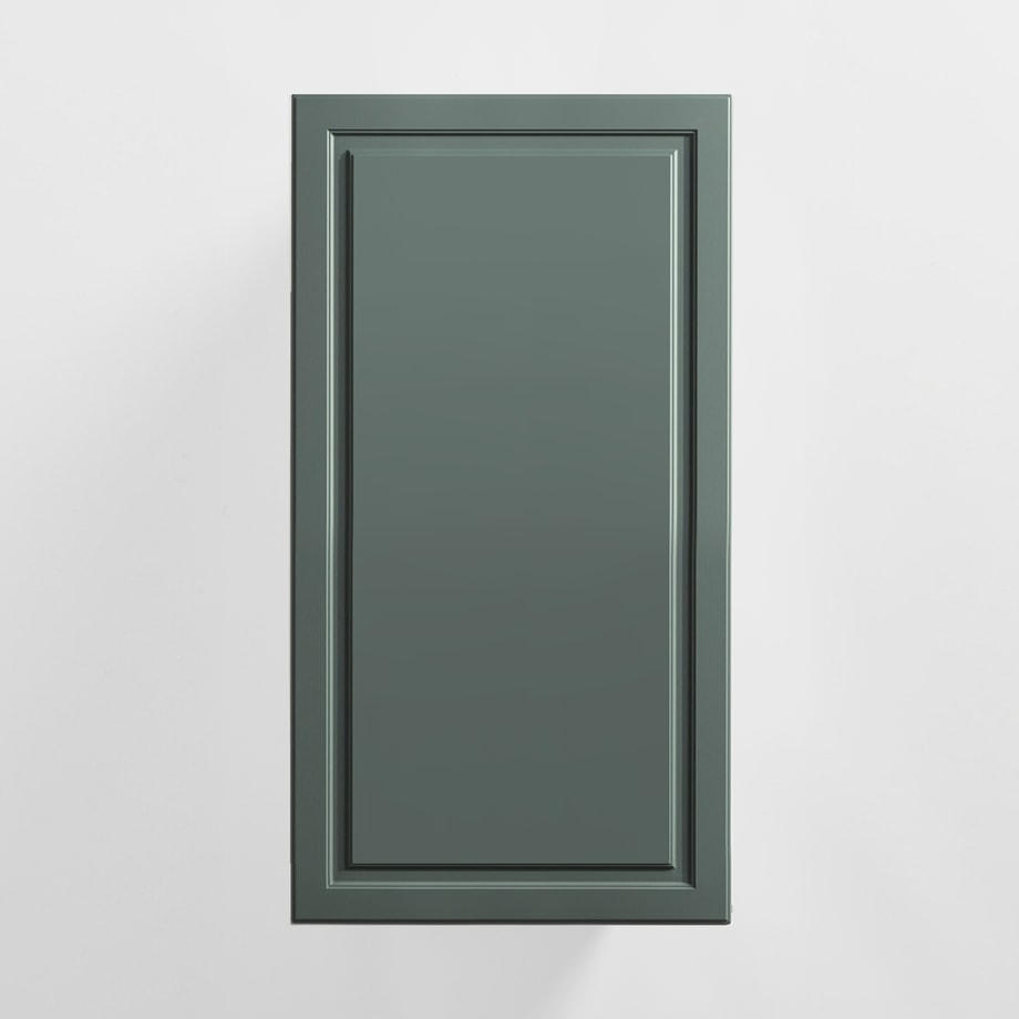 Front wykonany z płyty MDF - o grubości 1,8 cm, wykończony folią PVC.