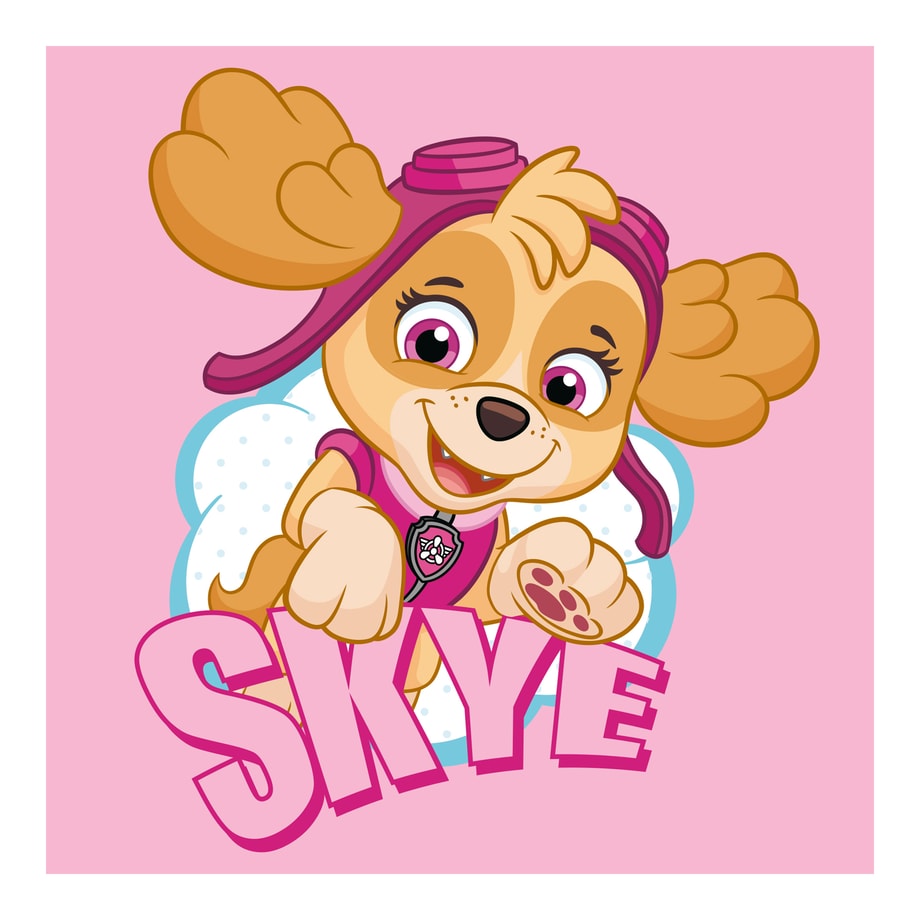 Ręcznik do rąk różowy PAW PATROL 30x30 cm - 1