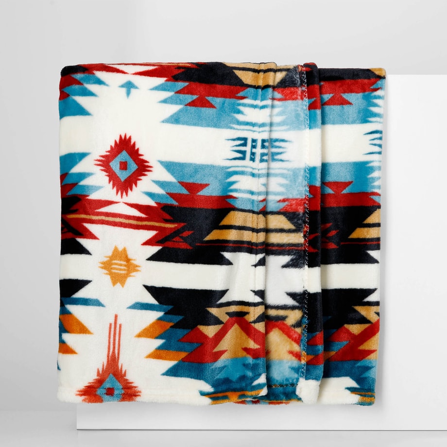 Koc, wzór indian boho CODIE 130x160 cm - 1