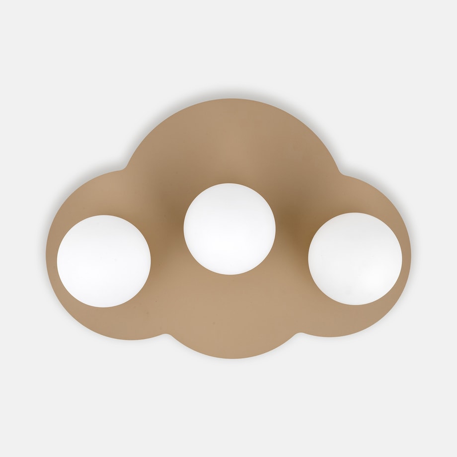 Kinkiet dziecięcy 3 klosze sabbia CLOUD NEW - 1