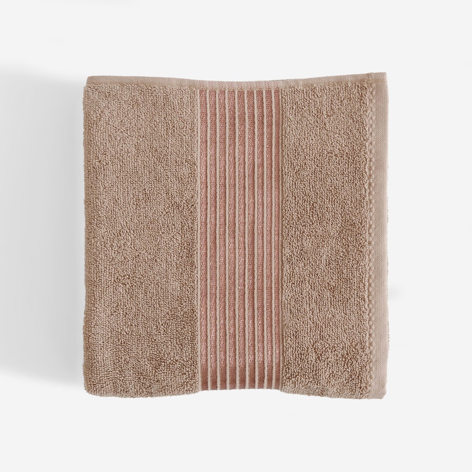 Ręcznik frotte brązowy LUKSOR 50x90cm - 1