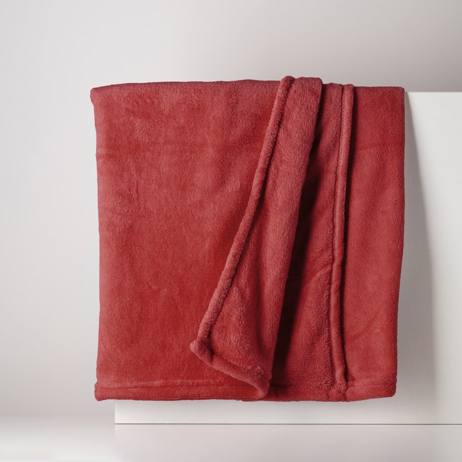 Koc czerwony CORAL 130x160 cm - 1