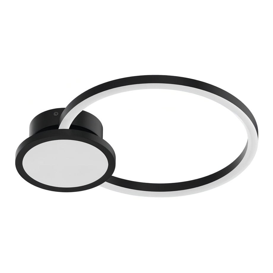 Lampa sufitowa LED pierścieniowa czarna DESIO - 1