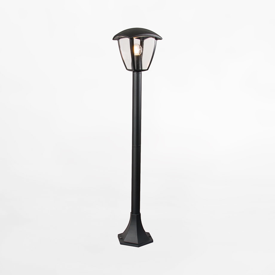 Lampa  stojąca zewnętrzna LANTERN  czarna - 1