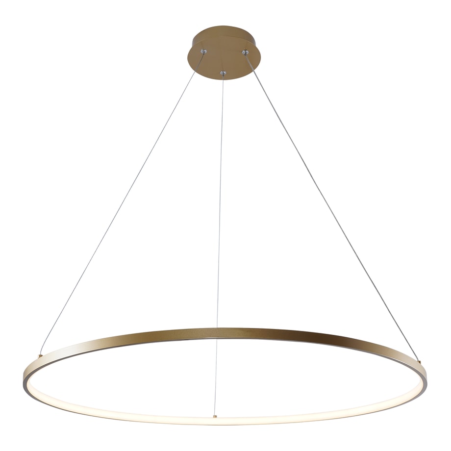 Lampa wisząca LED z pierścieniem złota BRENO 80 cm - 1