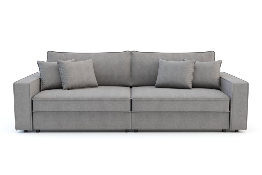 Sofa rozkładana 4-osobowa MARKOS jasnoszara - 1