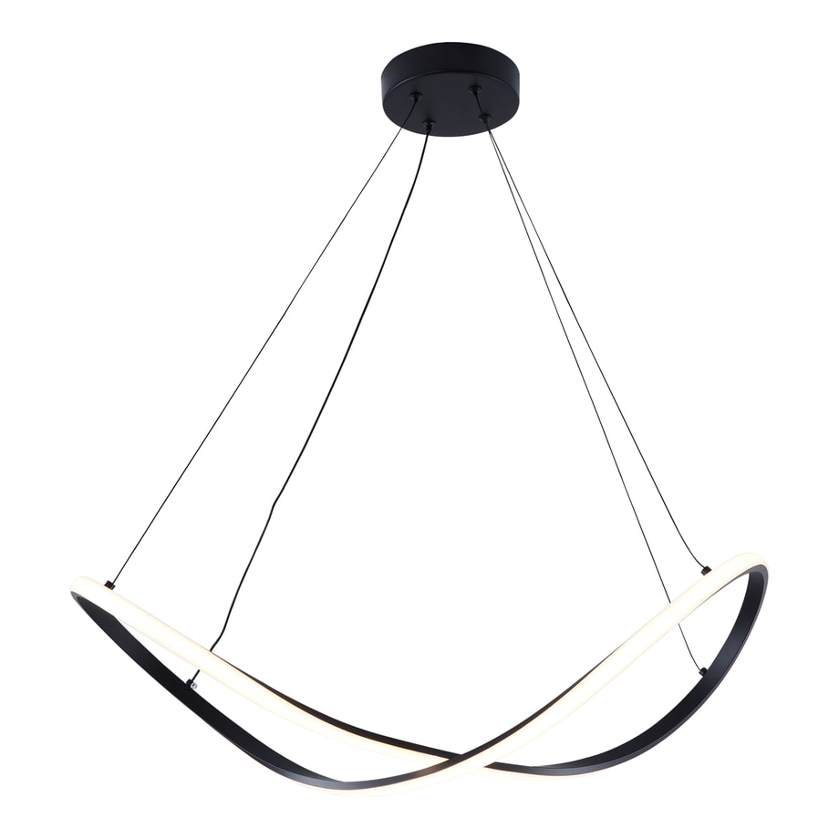 Lampa wisząca LED ERDA czarna - 1
