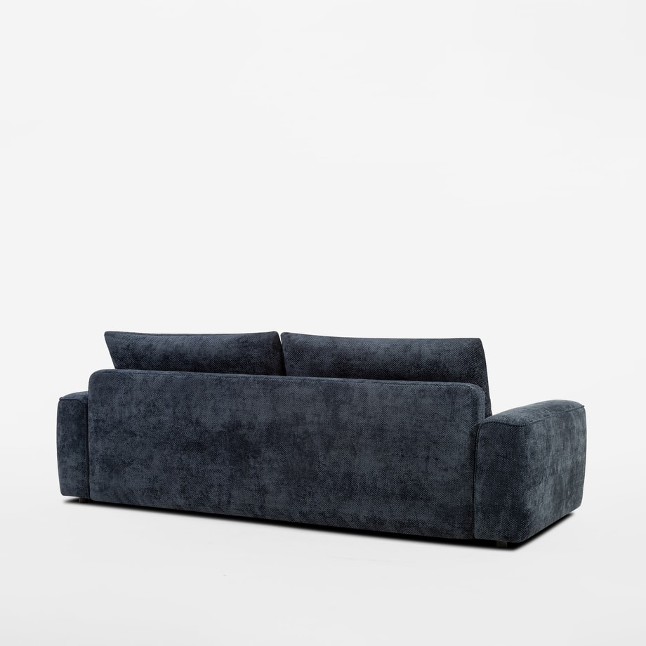 Sofa 3-osobowa rozkładana granatowa BIANCO - 9
