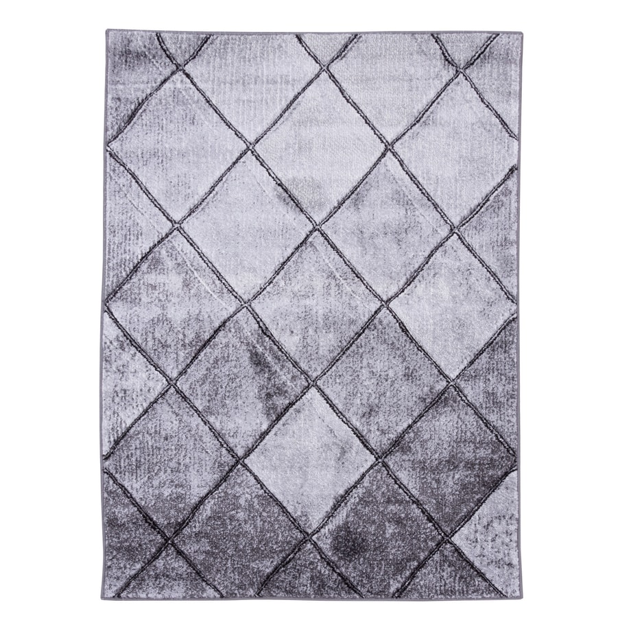 Dywan w szare romby MILLEY 200x300 cm - 1